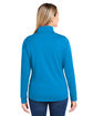 Core365 Ladies' Market Snag Protect Mesh Colorblock Quarter-Zip ELCTRC BLU/ CRBN ModelBack