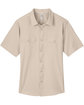 Core365 Men's Ultra UVP Marina Shirt STONE FlatFront