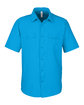 Core365 Men's Ultra UVP Marina Shirt ELECTRIC BLUE OFFront