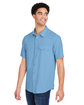 Core365 Men's Ultra UVP Marina Shirt COLUMBIA BLUE ModelQrt