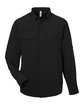 Core365 Men's Ultra UVP Long-Sleeve Marina Shirt BLACK OFFront