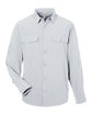 Core365 Men's Ultra UVP Long-Sleeve Marina Shirt PLATINUM OFFront