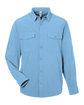 Core365 Men's Ultra UVP Long-Sleeve Marina Shirt COLUMBIA BLUE OFFront