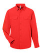 Core365 Men's Ultra UVP Long-Sleeve Marina Shirt MARINA RED OFFront