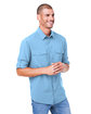 Core365 Men's Ultra UVP Long-Sleeve Marina Shirt COLUMBIA BLUE ModelQrt