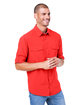 Core365 Men's Ultra UVP Long-Sleeve Marina Shirt MARINA RED ModelQrt