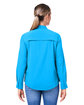 Core365 Ladies' Ultra UVP Long-Sleeve Marina Shirt ELECTRIC BLUE ModelBack