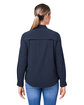 Core365 Ladies' Ultra UVP Long-Sleeve Marina Shirt CLASSIC NAVY ModelBack