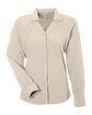 Core365 Ladies' Ultra UVP Long-Sleeve Marina Shirt STONE OFFront