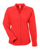 Core365 Ladies' Ultra UVP Long-Sleeve Marina Shirt MARINA RED OFFront