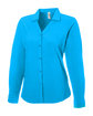 Core365 Ladies' Ultra UVP Long-Sleeve Marina Shirt ELECTRIC BLUE OFQrt