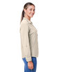 Core365 Ladies' Ultra UVP Long-Sleeve Marina Shirt STONE ModelSide