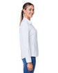 Core365 Ladies' Ultra UVP Long-Sleeve Marina Shirt WHITE ModelSide