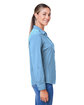 Core365 Ladies' Ultra UVP Long-Sleeve Marina Shirt COLUMBIA BLUE ModelSide