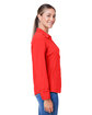 Core365 Ladies' Ultra UVP Long-Sleeve Marina Shirt MARINA RED ModelSide