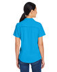 Core365 Ladies' Ultra UVP Marina Shirt ELECTRIC BLUE ModelBack