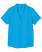 Core365 Ladies' Ultra UVP Marina Shirt ELECTRIC BLUE FlatFront