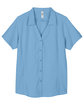 Core365 Ladies' Ultra UVP Marina Shirt COLUMBIA BLUE FlatFront