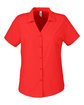 Core365 Ladies' Ultra UVP Marina Shirt MARINA RED OFFront