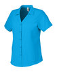 Core365 Ladies' Ultra UVP Marina Shirt ELECTRIC BLUE OFQrt