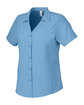 Core365 Ladies' Ultra UVP Marina Shirt COLUMBIA BLUE OFQrt