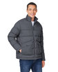 Core365 Men's Inspire Puffer Jacket CARBON ModelQrt