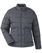 Core365 Ladies' Inspire Puffer Jacket CARBON OFFront