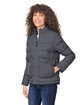 Core365 Ladies' Inspire Puffer Jacket CARBON ModelQrt