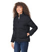 Core365 Ladies' Inspire Puffer Jacket BLACK ModelQrt