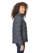 Core365 Ladies' Inspire Puffer Jacket CARBON ModelSide