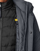 Core365 Men's Inspire 3-in-1 Jacket with Insulated Liner CARBON/BLACK FlatBack