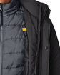 Core365 Men's Inspire 3-in-1 Jacket with Insulated Liner BLACK/CARBON FlatBack