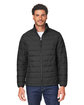 Core365 Men's Inspire 3-in-1 Jacket with Insulated Liner CARBON/BLACK OFFront