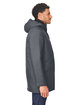 Core365 Men's Inspire 3-in-1 Jacket with Insulated Liner CARBON/BLACK ModelSide