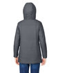 Core365 Ladies' Inspire 3-in-1 Jacket with Insulated Liner CARBON/BLACK ModelBack