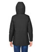 Core365 Ladies' Inspire 3-in-1 Jacket with Insulated Liner BLACK/CARBON ModelBack