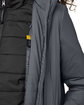 Core365 Ladies' Inspire 3-in-1 Jacket with Insulated Liner CARBON/BLACK FlatBack