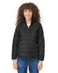 Core365 Ladies' Inspire 3-in-1 Jacket with Insulated Liner CARBON/BLACK OFFront