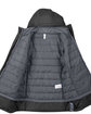 Core365 Ladies' Inspire 3-in-1 Jacket with Insulated Liner BLACK/CARBON OFSide