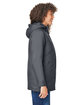 Core365 Ladies' Inspire 3-in-1 Jacket with Insulated Liner CARBON/BLACK ModelSide