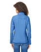 Core365 Ladies' Venture Heathered Stripe Full-Zip TRUE ROYAL/WHITE ModelBack