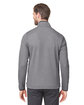 Core365 Men's Venture Heathered Stripe Quarter-Zip BLACK/WHITE ModelBack