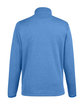 Core365 Men's Venture Heathered Stripe Quarter-Zip TRUE ROYAL/WHITE OFBack