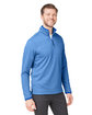 Core365 Men's Venture Heathered Stripe Quarter-Zip TRUE ROYAL/WHITE ModelQrt