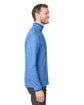 Core365 Men's Venture Heathered Stripe Quarter-Zip TRUE ROYAL/WHITE ModelSide