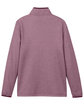 Core365 Ladies' Venture Heathered Stripe Quarter-Zip BURGUNDY/WHITE FlatBack