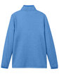 Core365 Ladies' Venture Heathered Stripe Quarter-Zip TRUE ROYAL/WHITE FlatBack