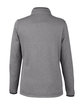 Core365 Ladies' Venture Heathered Stripe Quarter-Zip BLACK/WHITE OFBack