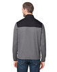 Core365 Men's Venture Heathered Stripe Hybrid Jacket BLACK/WHITE ModelBack