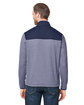 Core365 Men's Venture Heathered Stripe Hybrid Jacket CLSC NAVY/ WHITE ModelBack